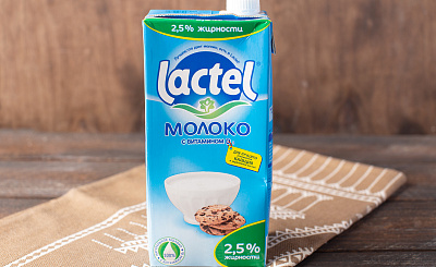 Фото - Lactel молоко 2,5%, 1 л - Stranke.Food