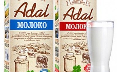Фото - Адал молоко 2,5%, 1 л - Stranke.Food